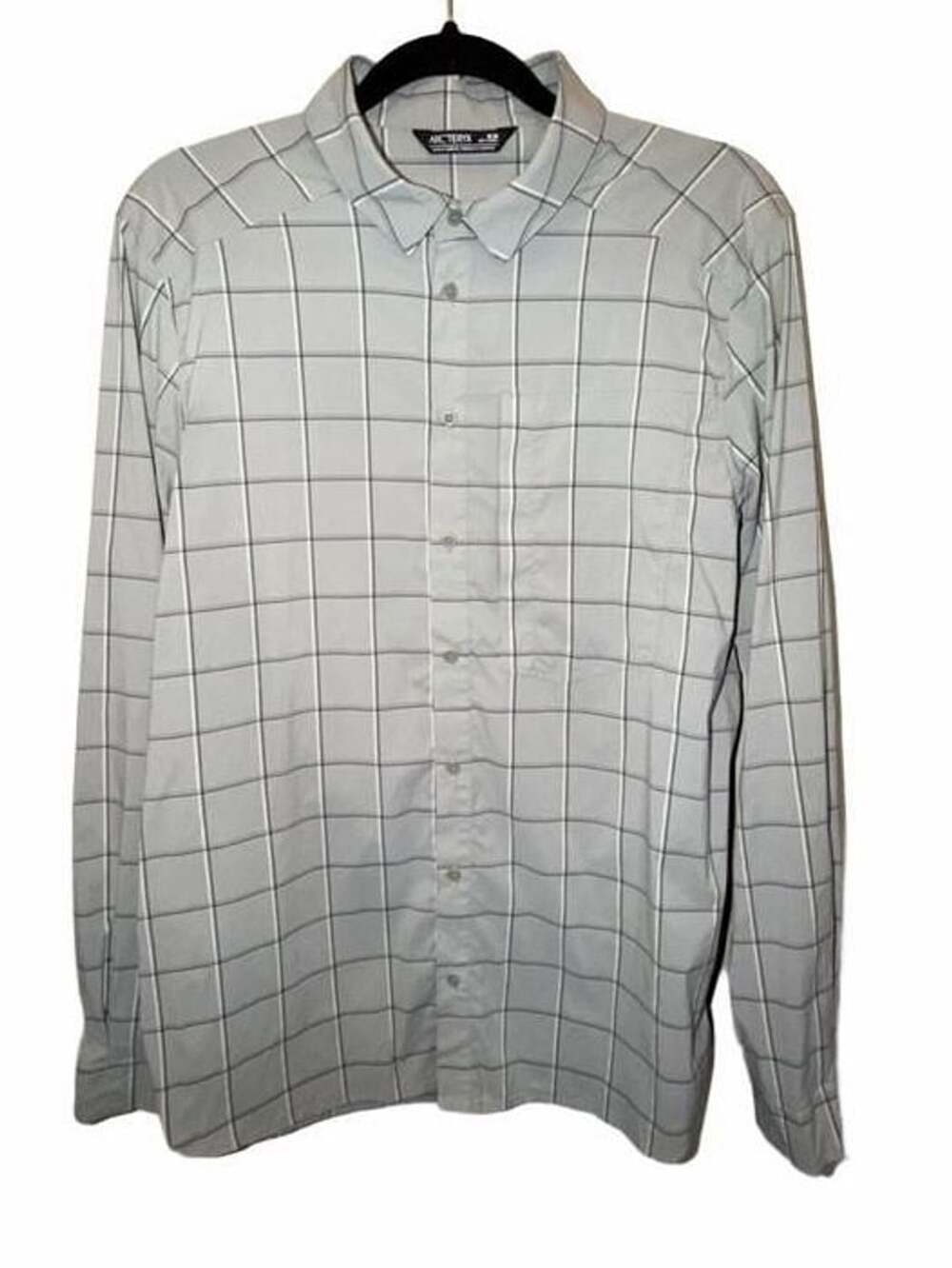Arc’teryx Men’s Medium Plaid Long Sleeve Button Down Hiking Outdoor Shirt